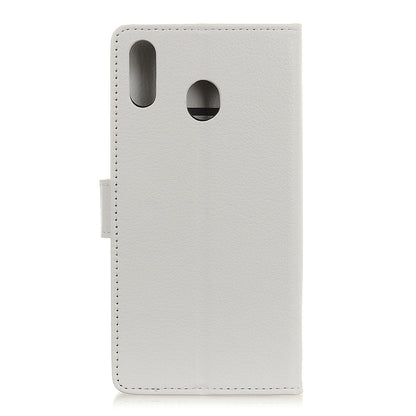 Litchi Skin Leather Wallet Case for Samsung Galaxy A40