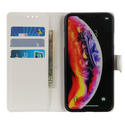 Litchi Skin Leather Wallet Case for Samsung Galaxy A40