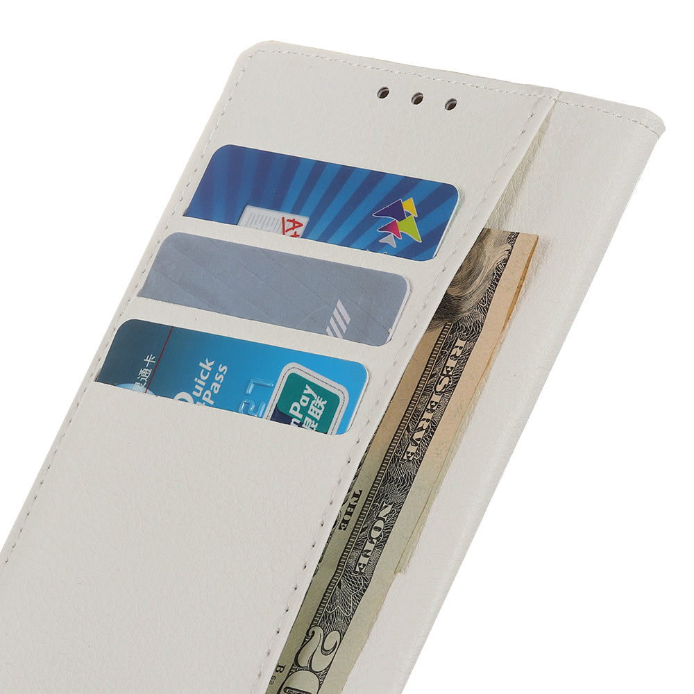 Litchi Skin Leather Wallet Case for Samsung Galaxy A40