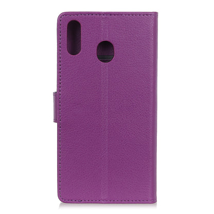Litchi Skin Leather Wallet Case for Samsung Galaxy A40