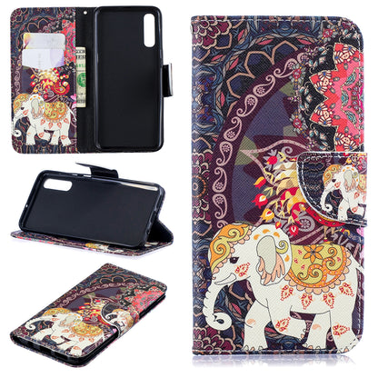 Pattern Printing PU Leather Wallet Cover for Samsung Galaxy A50 / A50s / A30s