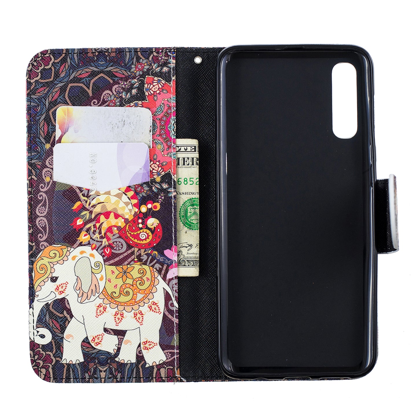 Pattern Printing PU Leather Wallet Cover for Samsung Galaxy A50 / A50s / A30s