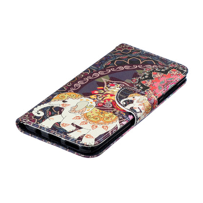 Pattern Printing PU Leather Wallet Cover for Samsung Galaxy A50 / A50s / A30s