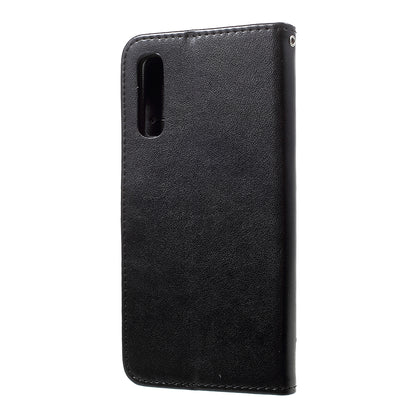 Imprint Butterfly Flowers Leather Wallet Stand Case for Samsung Galaxy A50 / A50s / A30s
