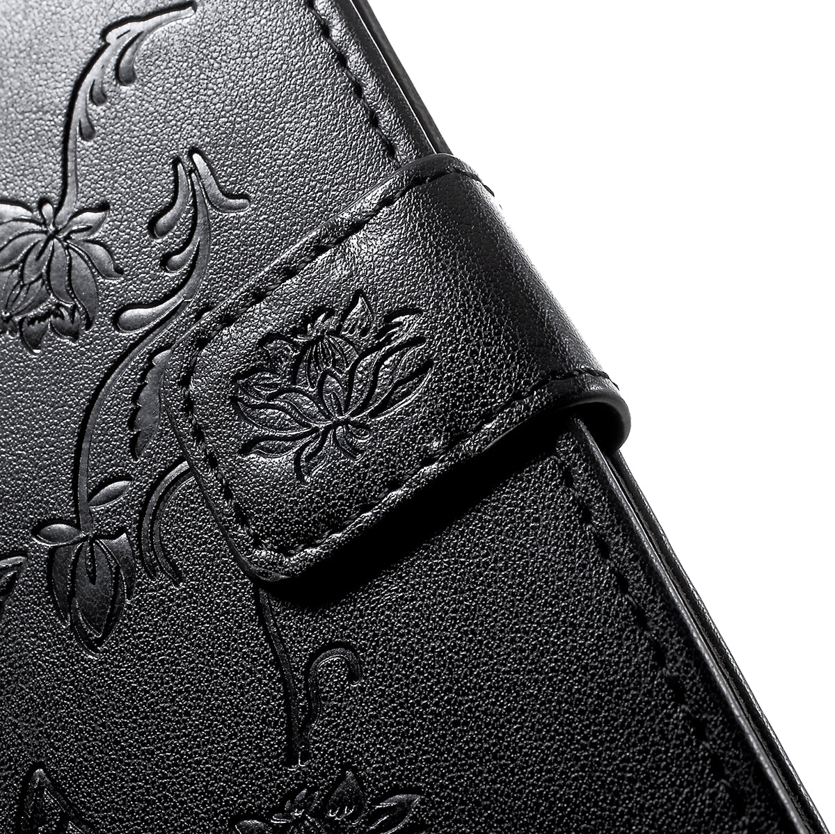Imprint Butterfly Flowers Leather Wallet Stand Case for Samsung Galaxy A50 / A50s / A30s