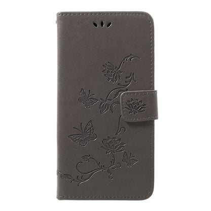Imprint Butterfly Flowers Leather Wallet Stand Case for Samsung Galaxy A50 / A50s / A30s