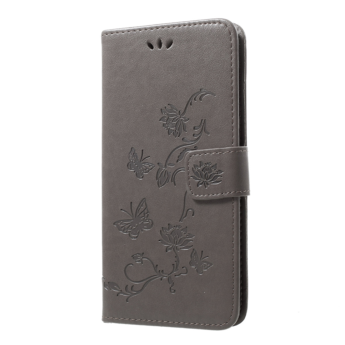 Imprint Butterfly Flowers Leather Wallet Stand Case for Samsung Galaxy A50 / A50s / A30s