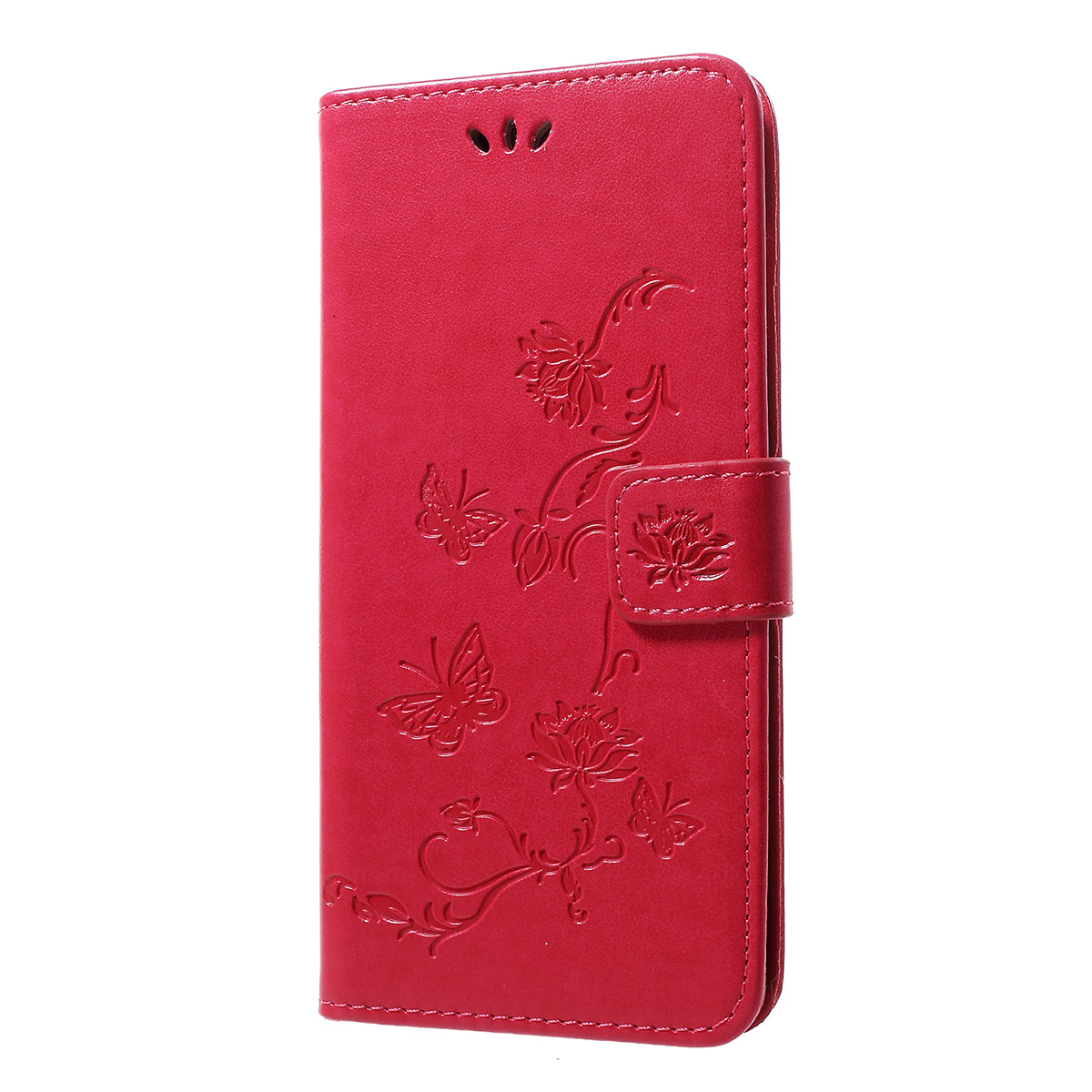 Imprint Butterfly Flowers Leather Wallet Stand Case for Samsung Galaxy A50 / A50s / A30s