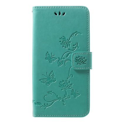 Imprint Butterfly Flowers Leather Wallet Stand Case for Samsung Galaxy A50 / A50s / A30s