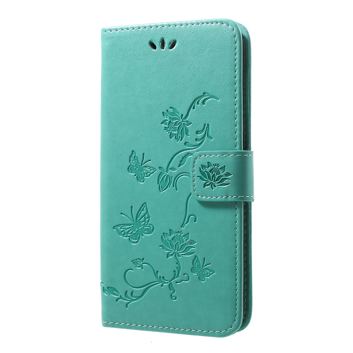 Imprint Butterfly Flowers Leather Wallet Stand Case for Samsung Galaxy A50 / A50s / A30s