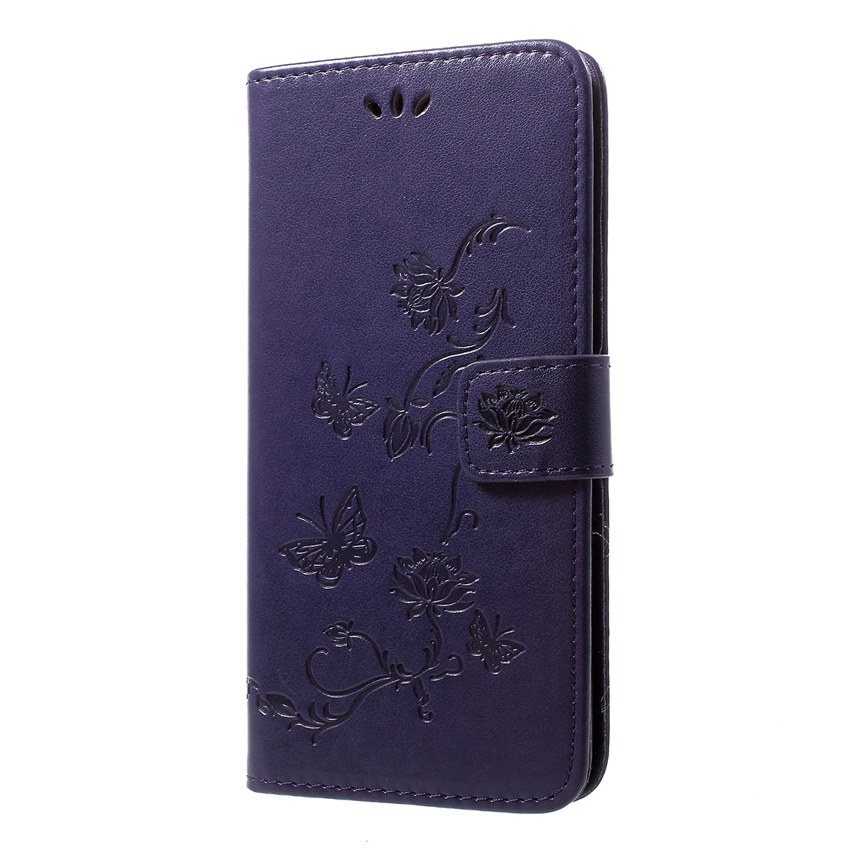 Imprint Butterfly Flowers Leather Wallet Stand Case for Samsung Galaxy A50 / A50s / A30s