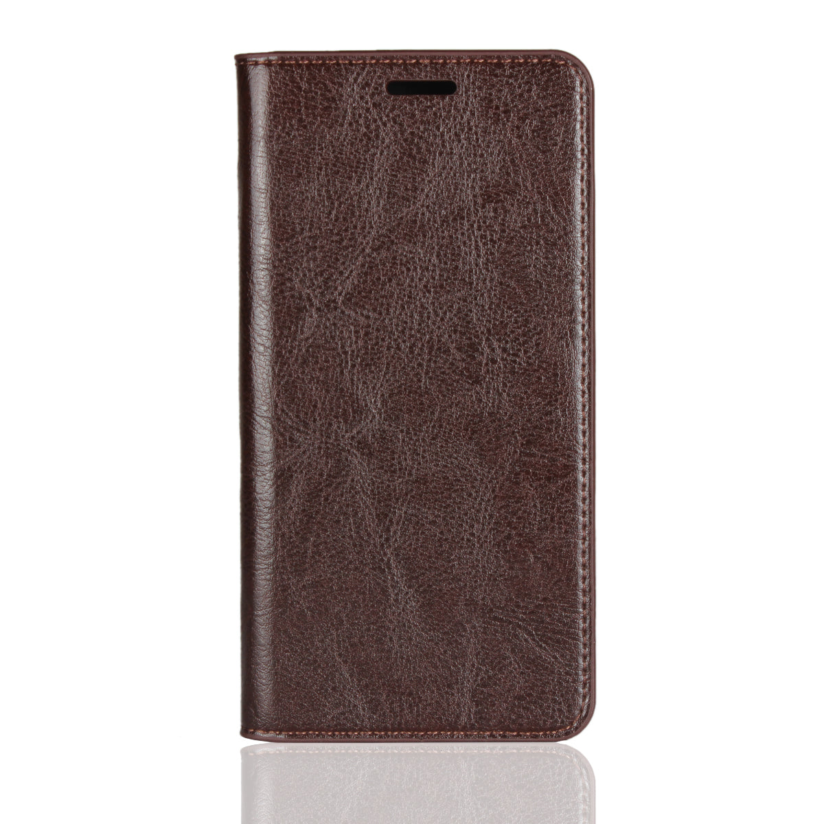 Crazy Horse Genuine Leather Wallet Stand Phone Shell for Samsung Galaxy S10