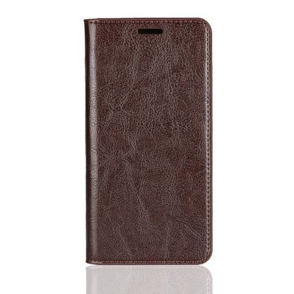 Crazy Horse Genuine Leather Wallet Stand Phone Shell for Samsung Galaxy S10