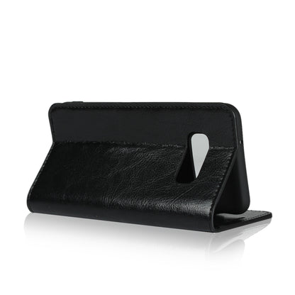 Crazy Horse Genuine Leather Wallet Phone Cover for Samsung Galaxy S10e