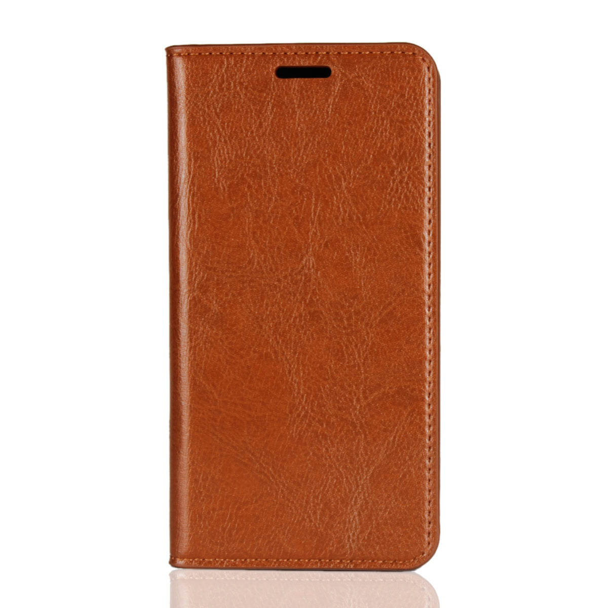 Crazy Horse Genuine Leather Wallet Phone Cover for Samsung Galaxy S10e