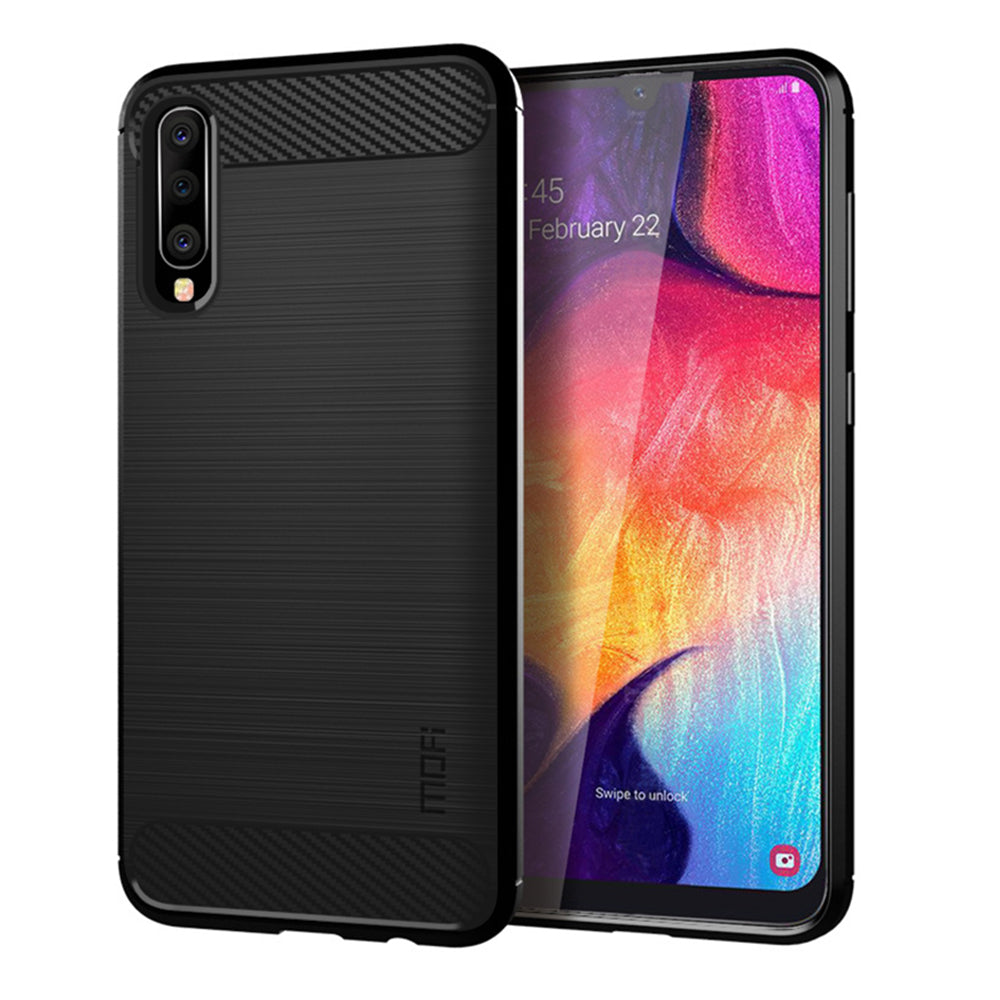 MOFI Carbon Fiber Texture Brushed TPU Case for Samsung Galaxy A50 / A50s / A30s