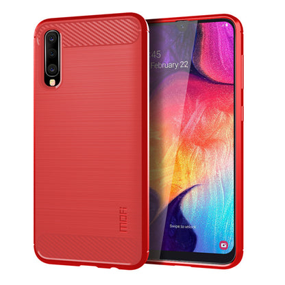 MOFI Carbon Fiber Texture Brushed TPU Case for Samsung Galaxy A50 / A50s / A30s