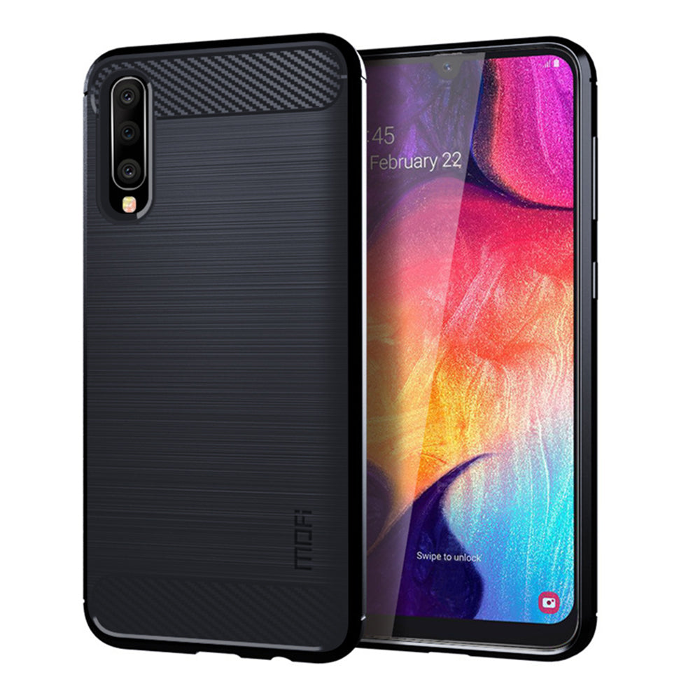 MOFI Carbon Fiber Texture Brushed TPU Case for Samsung Galaxy A50 / A50s / A30s