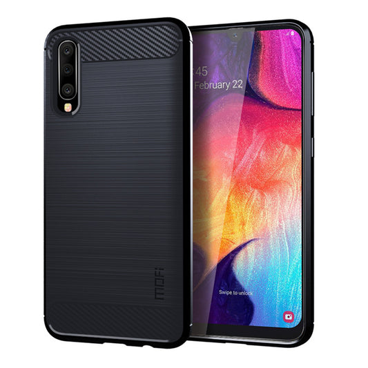 MOFI Carbon Fiber Texture Brushed TPU Case for Samsung Galaxy A50 / A50s / A30s