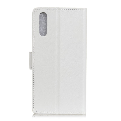 For Samsung Galaxy A50 / A50s / A30s Wallet Phone Case Litchi Skin Leather Flip Cover with Stand