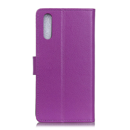 For Samsung Galaxy A50 / A50s / A30s Wallet Phone Case Litchi Skin Leather Flip Cover with Stand