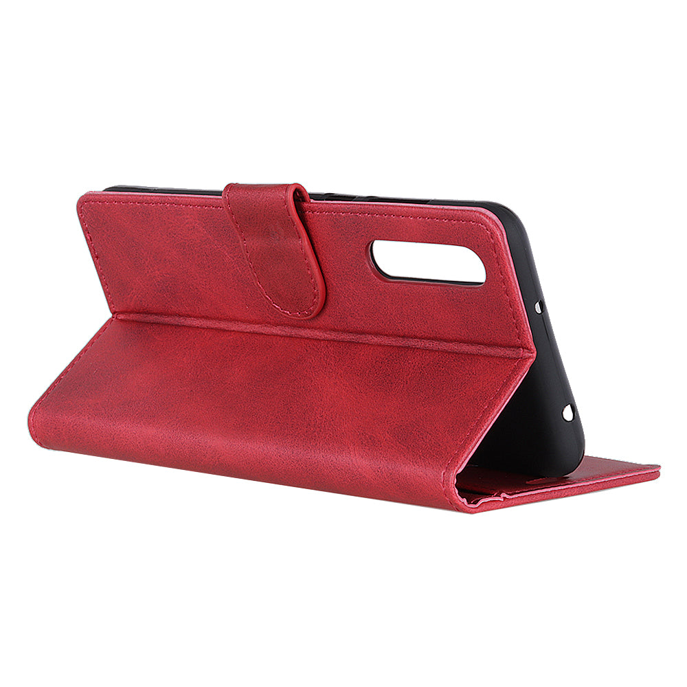 Matte Skin Wallet Leather Stand Case for Samsung Galaxy A50 / A50s / A30s
