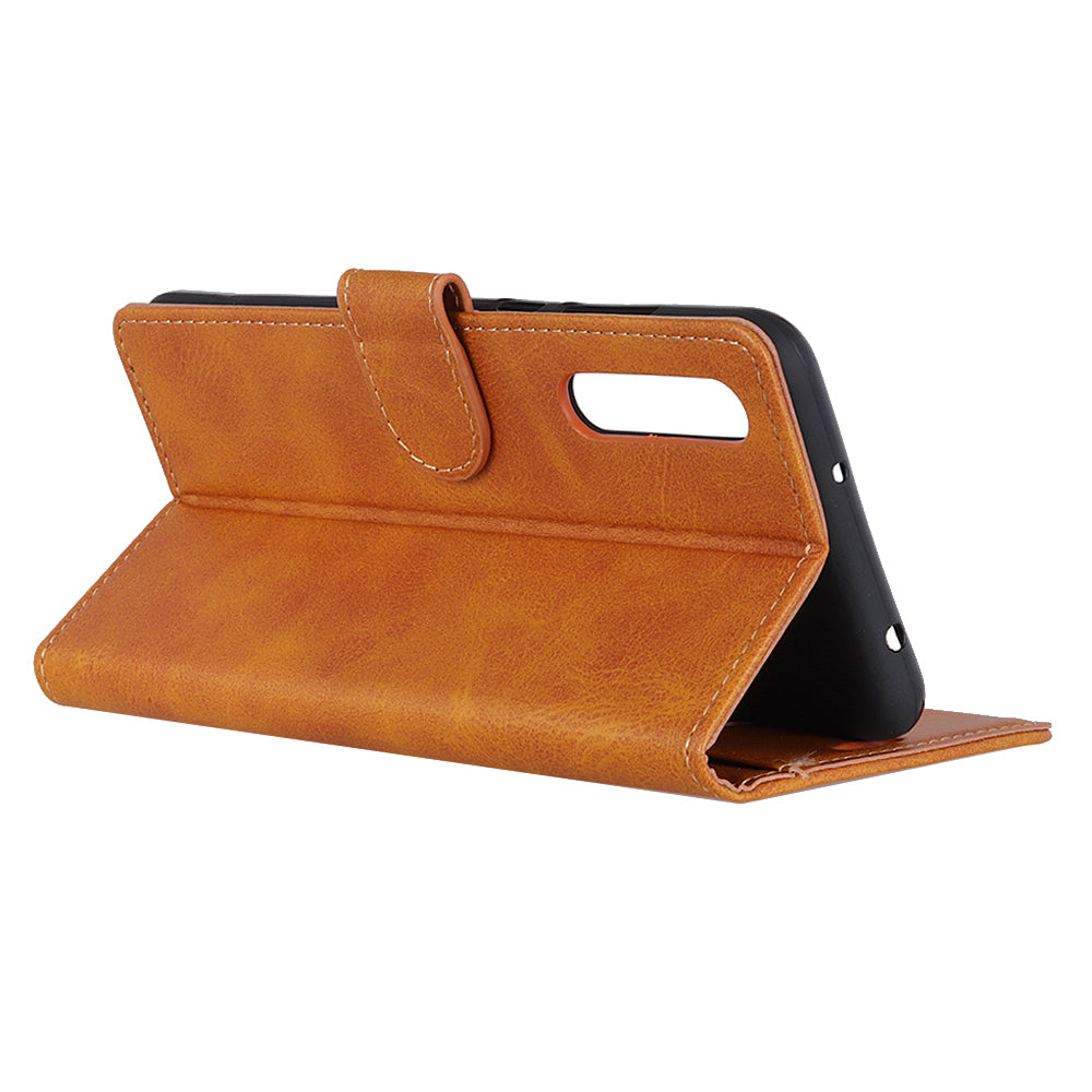Matte Skin Wallet Leather Stand Case for Samsung Galaxy A50 / A50s / A30s