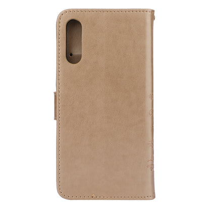 Imprint Butterfly Flower Leather Wallet Case for Samsung Galaxy A50 / A50s / A30s