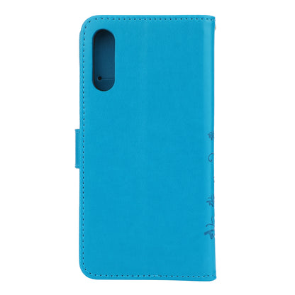 Imprint Butterfly Flower Leather Wallet Case for Samsung Galaxy A50 / A50s / A30s
