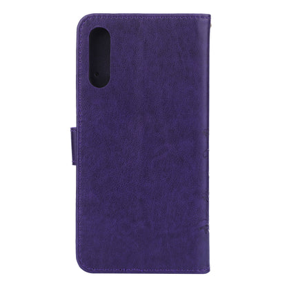 Imprint Butterfly Flower Leather Wallet Case for Samsung Galaxy A50 / A50s / A30s