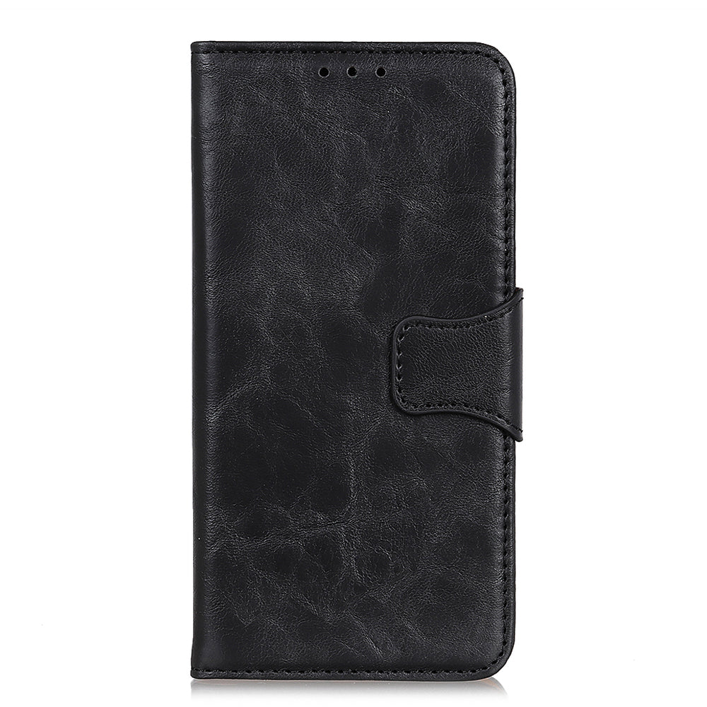 Crazy Horse Magnetic Stand Wallet Split Leather Protective Case for Samsung Galaxy A50 / A50s / A30s