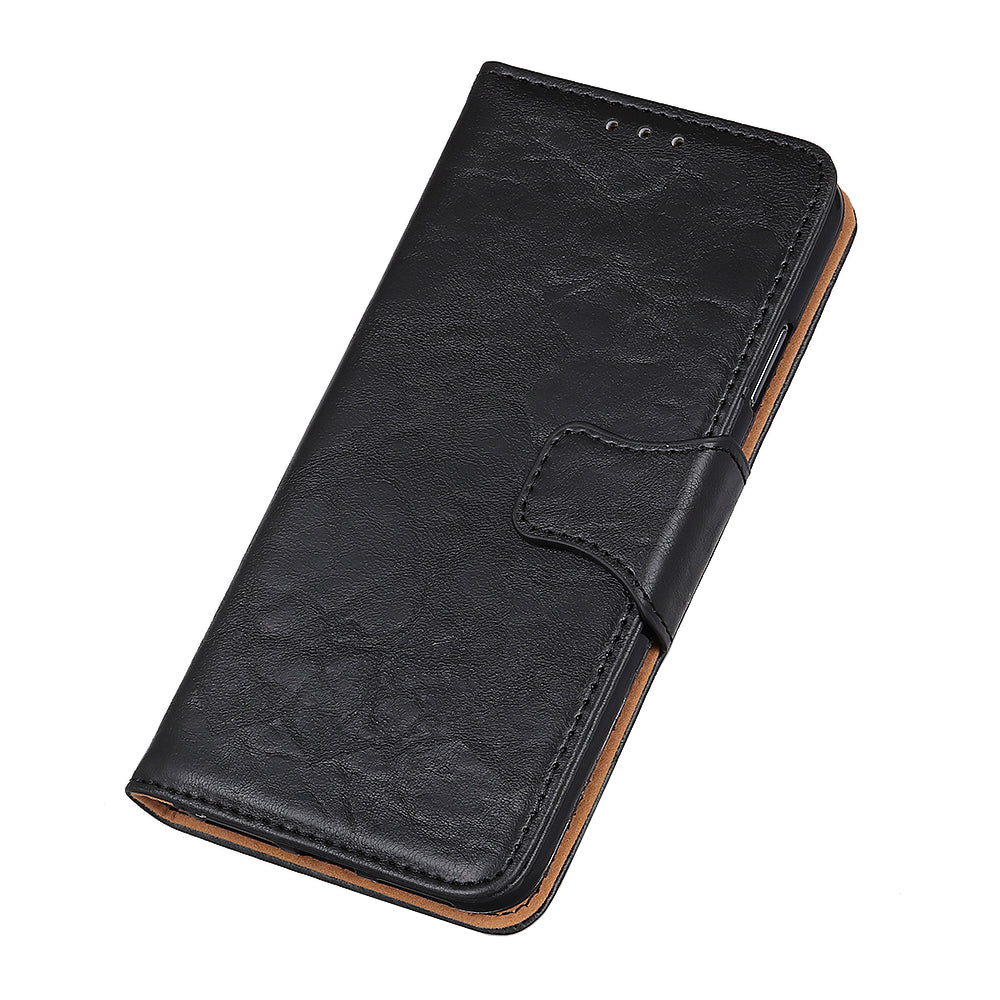 Crazy Horse Magnetic Stand Wallet Split Leather Protective Case for Samsung Galaxy A50 / A50s / A30s