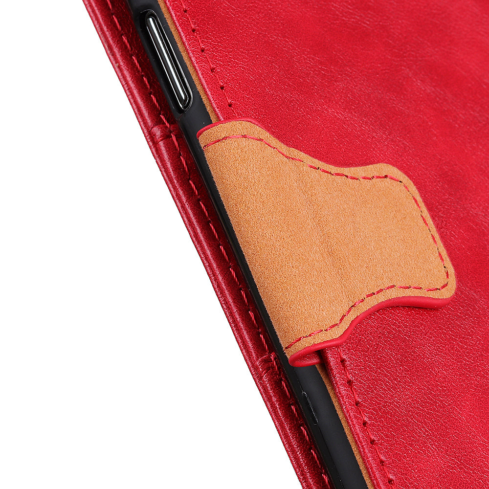 Crazy Horse Magnetic Stand Wallet Split Leather Protective Case for Samsung Galaxy A50 / A50s / A30s
