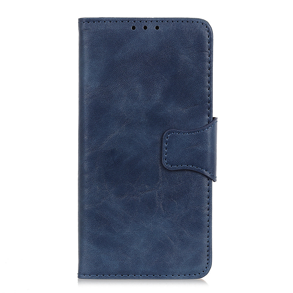 Crazy Horse Magnetic Stand Wallet Split Leather Protective Case for Samsung Galaxy A50 / A50s / A30s