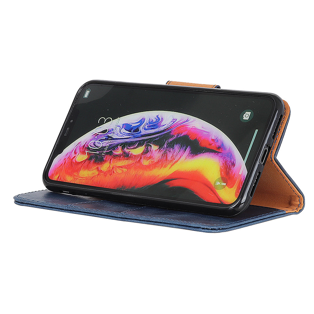 Crazy Horse Magnetic Stand Wallet Split Leather Protective Case for Samsung Galaxy A50 / A50s / A30s