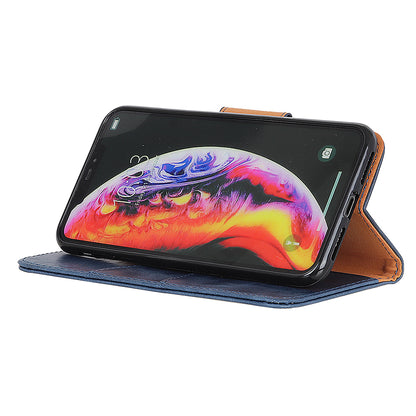 Crazy Horse Magnetic Stand Wallet Split Leather Protective Case for Samsung Galaxy A50 / A50s / A30s