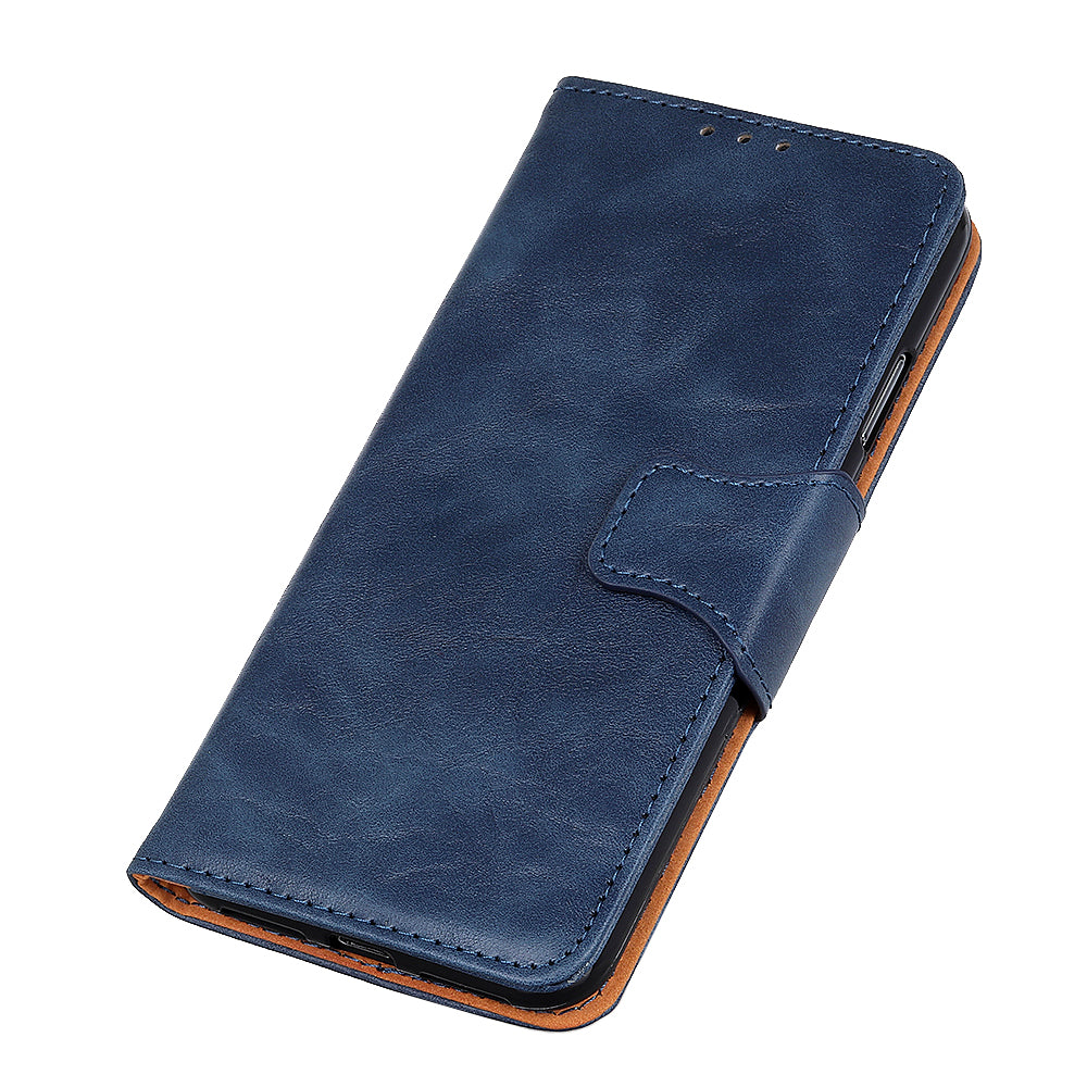 Crazy Horse Magnetic Stand Wallet Split Leather Protective Case for Samsung Galaxy A50 / A50s / A30s