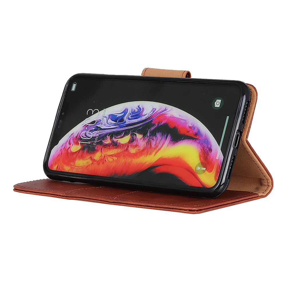 Crazy Horse Magnetic Stand Wallet Split Leather Protective Case for Samsung Galaxy A50 / A50s / A30s