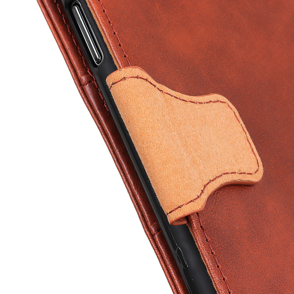 Crazy Horse Magnetic Stand Wallet Split Leather Protective Case for Samsung Galaxy A50 / A50s / A30s