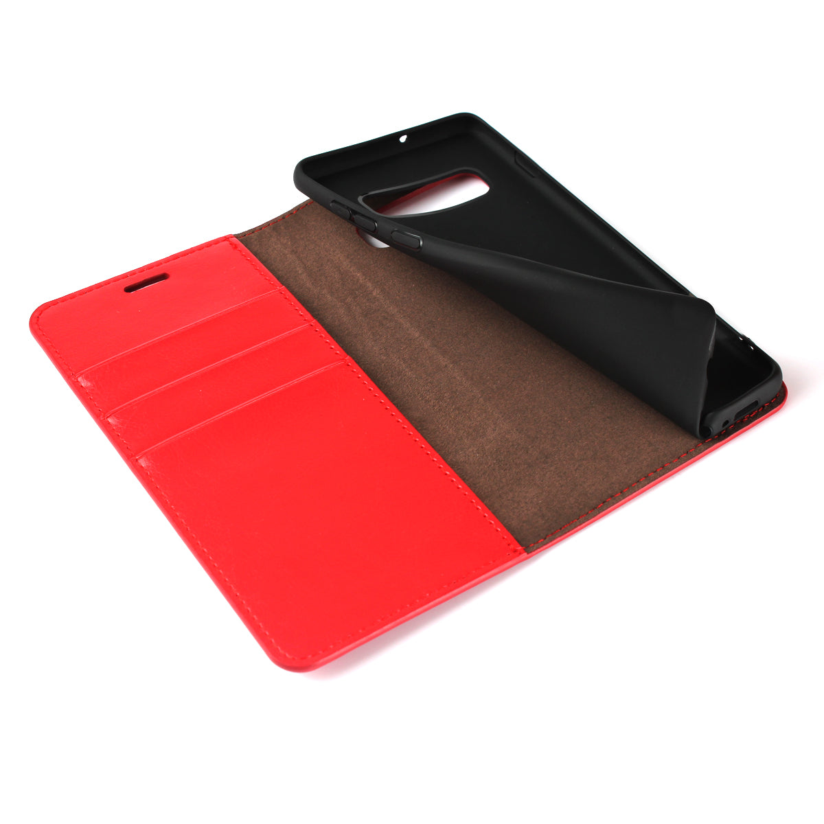 Crazy Horse Wallet Stand Genuine Leather Case for Samsung Galaxy S10 Plus