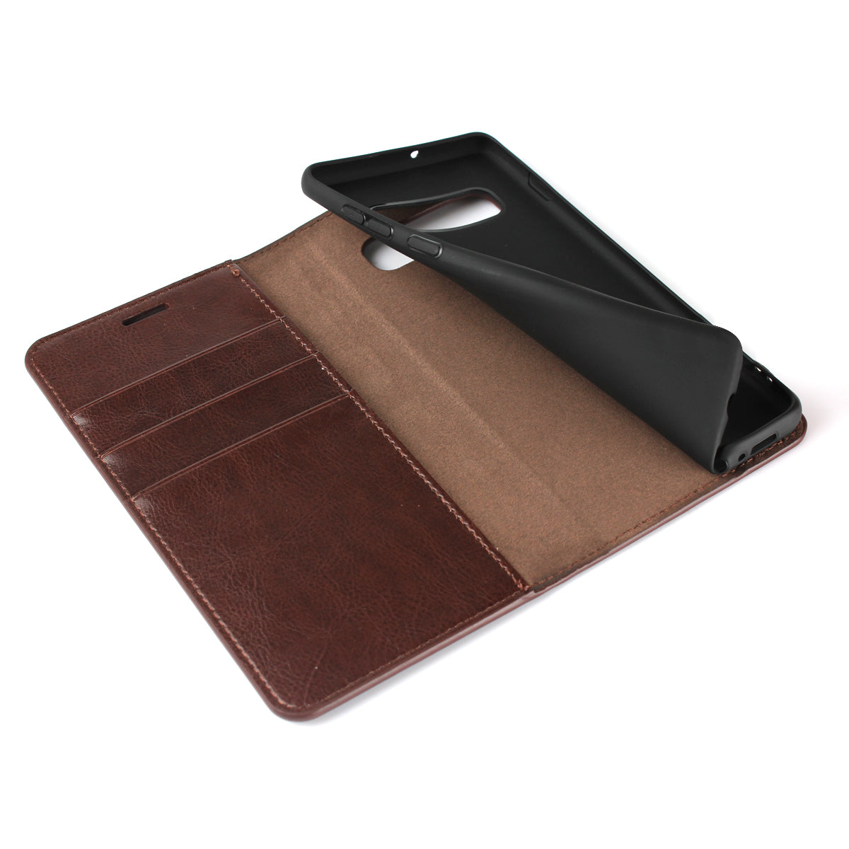 Crazy Horse Wallet Stand Genuine Leather Case for Samsung Galaxy S10 Plus