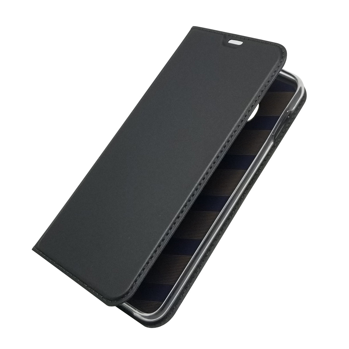 Magnetic Adsorption Leather Card Holder Case for Samsung Galaxy S10e
