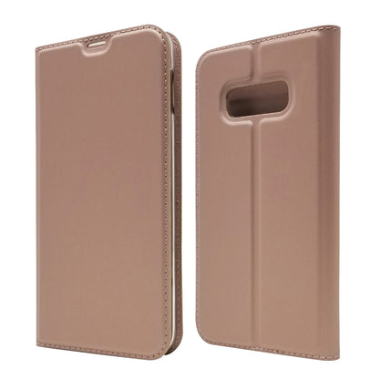 Magnetic Adsorption Leather Card Holder Case for Samsung Galaxy S10e