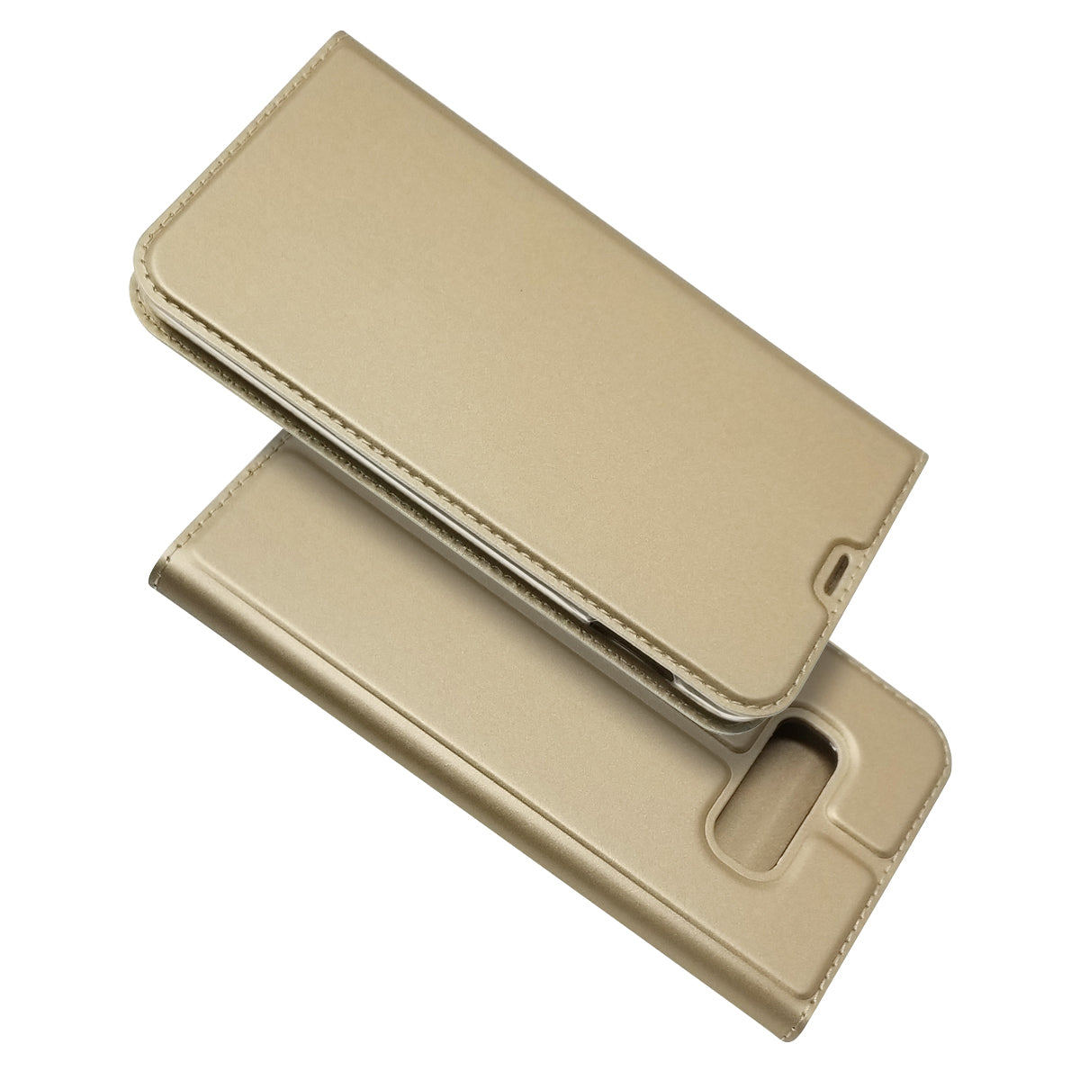 Magnetic Adsorption Leather Card Holder Case for Samsung Galaxy S10e