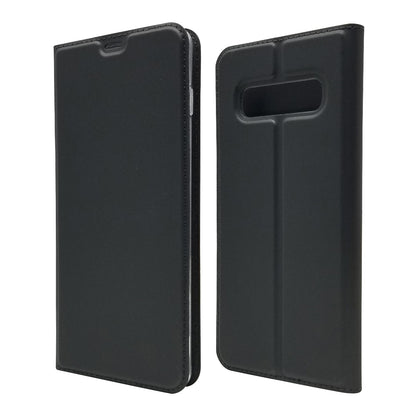 Magnetic Adsorption Leather Card Holder Case for Samsung Galaxy S10 Plus