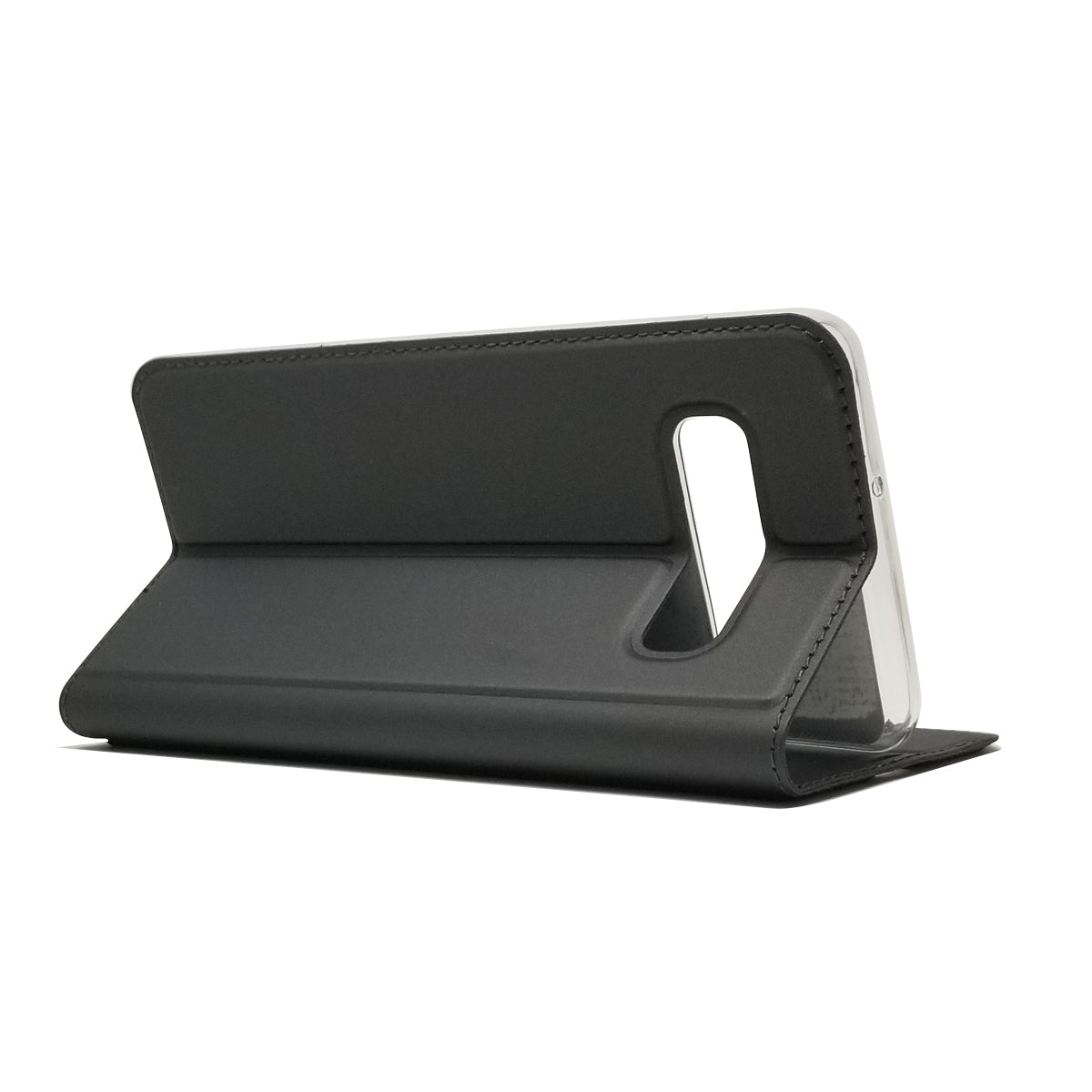 Magnetic Adsorption Leather Card Holder Case for Samsung Galaxy S10 Plus
