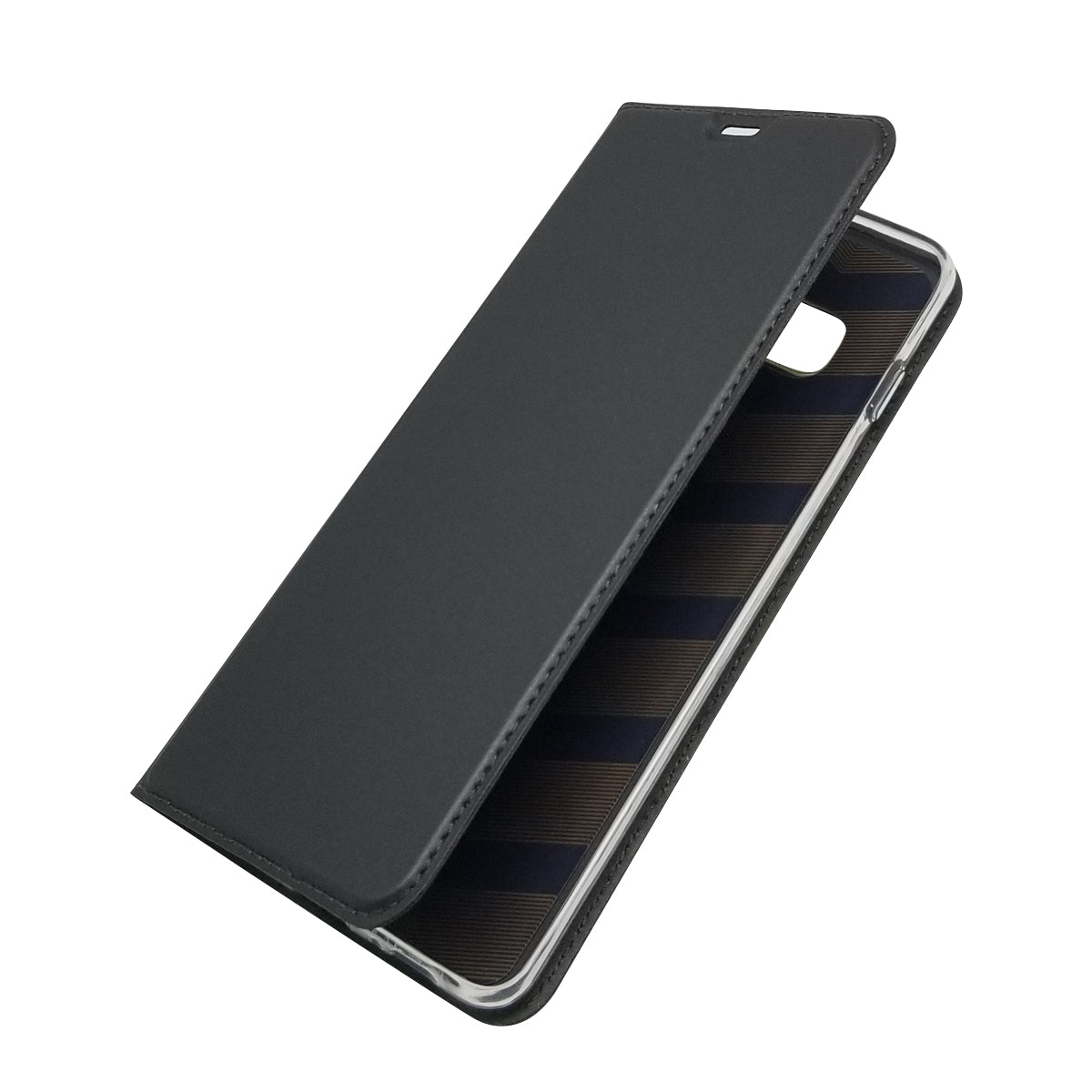 Magnetic Adsorption Leather Card Holder Case for Samsung Galaxy S10 Plus