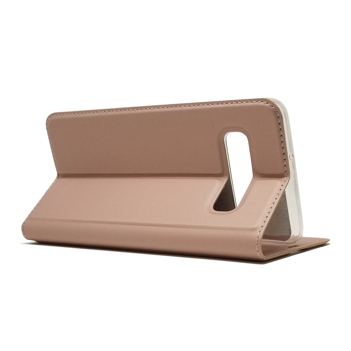 Magnetic Adsorption Leather Card Holder Case for Samsung Galaxy S10 Plus