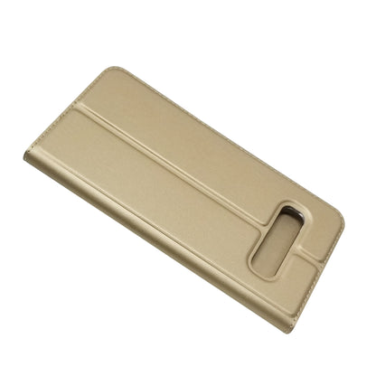 Magnetic Adsorption Leather Card Holder Case for Samsung Galaxy S10 Plus