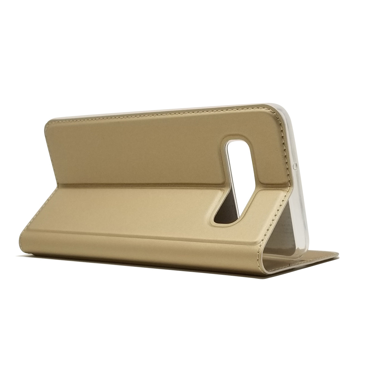Magnetic Adsorption Leather Card Holder Case for Samsung Galaxy S10 Plus